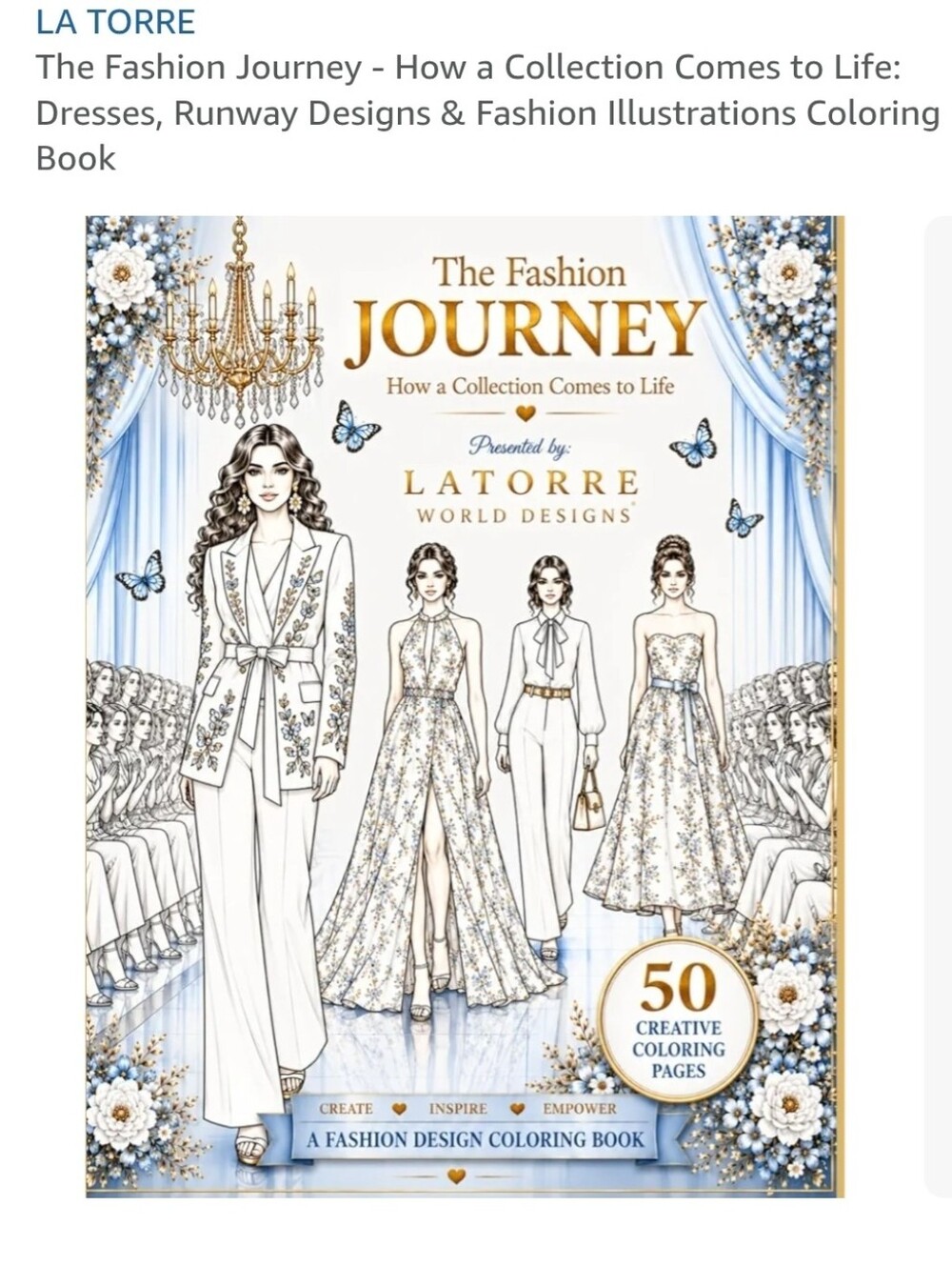 The Fashion Journey Coloring Book - How a Collection Comes To Life - Picture 2 of 2
